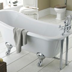 Sliper bath package deal bath/waste/freestanding bath shower mixer all included
