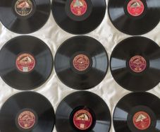 9 His Master's Voice Gramaphone Records