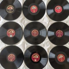 9 His Master's Voice Gramaphone Records