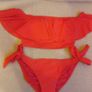Red sexy Ruched Bum Bikini, NEW LOOK Image 4