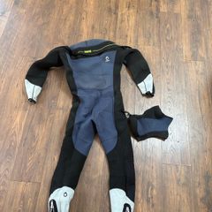 Scuba SUBEA XL Men's diving semi-dry wetsuit 7 mm neoprene blue grey