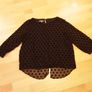 Laura Ashley Elegant and Sophisticated, with a Spotted Pattern .. Colour: Black .. Further Price Drop Image 2