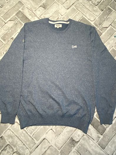Diesel Mens Light Blue Marl Jumper Size XL