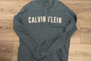 Calvin Klein Mens Hoodie Blue Size Small