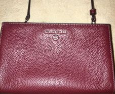 Genuine Mk wine crossbody bag