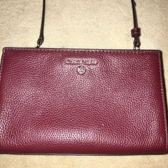 Genuine Mk wine crossbody bag