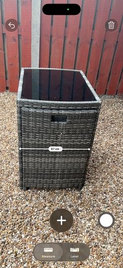 Rattan bistro set outdoor garden furniture
