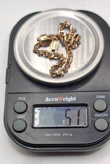 9 ct gold tri colored set