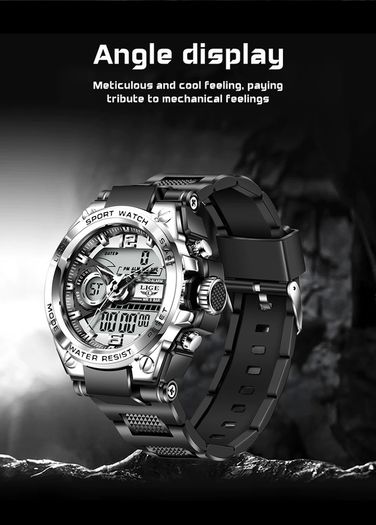 BRAND NEW LIGE Digital Men Military Watch 50m Waterproof Wristwatch LED Quartz Clock Sport Watch Male Big Watches Men Relogios Masculino