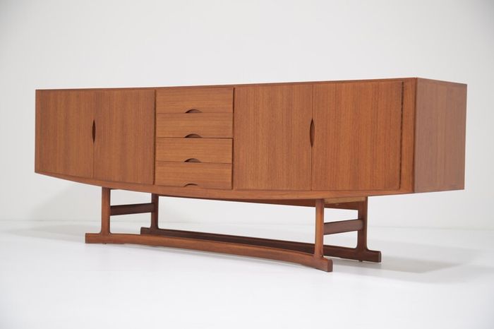 Mid-Century Danish Teak Sideboard Model HB20 by Johannes Andersen for Hans Bech, 1960s