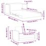 Folding Sofa Bed White 124 x 71 x 78 cm Faux Leather Image 4