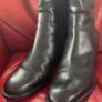 Clarks Black Leather Boots Knee High.  Ladies Size Uk 6.5  / Eu 40  In excellent lightly used Condition. Image 3
