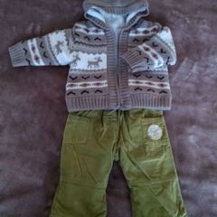 Two jacket-trousers sets, 6-12 mnths