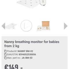 Baby breathing monitor
