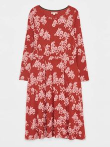 White Stuff Red Mlt Elaina Ecovero Dress UK12 New With Tags RRP 74.95 Floral