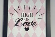 Miss Etoile High on Love Framed Print