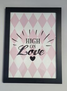 Miss Etoile High on Love Framed Print
