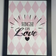 Miss Etoile High on Love Framed Print