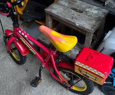 kids fire engine bike