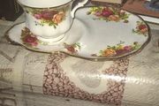 Royal Albert Old Country Roses Tennis plate Teacup and Saucer, Postage available or Collection,