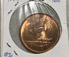 Irish Penny 1968