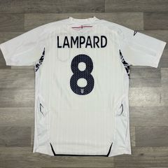 Vintage 2007 Umbro England Frank Lampard Jersey Shirt Mens Small