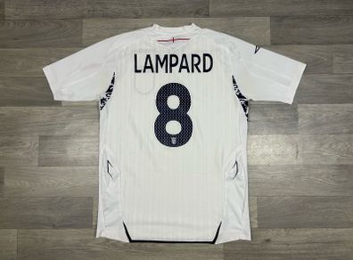Vintage 2007 Umbro England Frank Lampard Jersey Shirt Mens Small