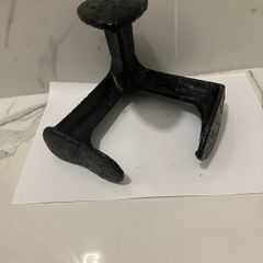 Vintage cast iron three legged Cobbler's Anvil