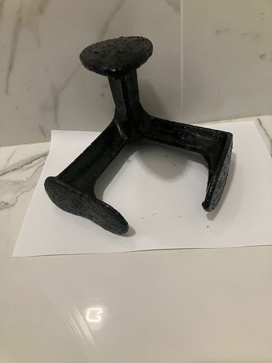 Vintage cast iron three legged Cobbler's Anvil