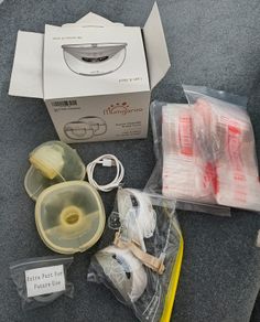 Wearable Brestpump and storage bags