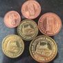 Slovakia 1,2,5,10,20 & 50 Cent Prototype, Probe, Essai coin's (6 coin Lot) Image 3