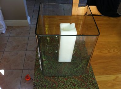 Glass Candle Holder