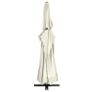 Outdoor Parasol with Aluminium Pole 600 cm Sand White Image 4