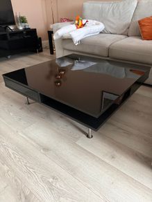 Black coffee table