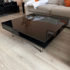 Black coffee table