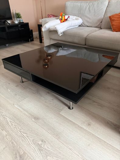 Black coffee table