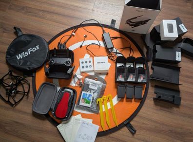 DJI Mavic Air Drone with lots of spares and accessories