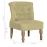 French Chairs 2 pcs Green Fabric Image 8