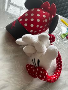 Minnie Mouse Ear muffs and cap from HK Disney