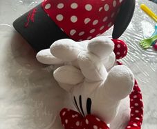 Minnie Mouse Ear muffs and cap from HK Disney