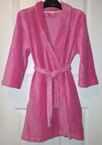 SALE!  Girls' Pink Dressing Gown