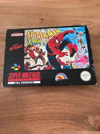 Super Nintendo retro console + games Mario