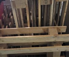 Small bundle of wooden pallets for free