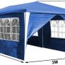 High Quality  3 x 6 m Gazebo Party Tent UV Protection  with 6 Side Panels Image 4