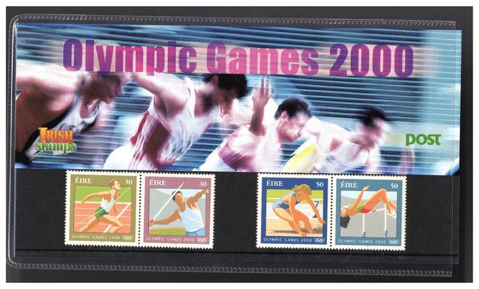 2000 Ireland Olympic Games Stamp Presentation Pack