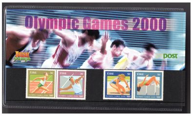 2000 Ireland Olympic Games Stamp Presentation Pack