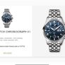 IWC Pilots Chronograph 41mm Blue Dial Image 6
