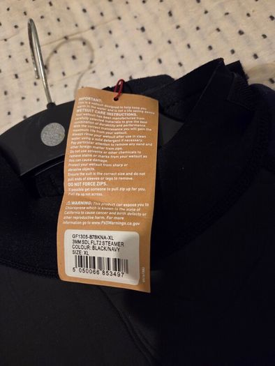 Mens G Force Wetsuit,  Brand New, XL, 3mm