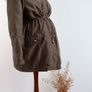 New look khaki parka jacket size UK 8 barely worn Image 2