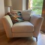 Cream / Beige Armchair in Excellent Condition Image 3